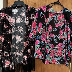 2 kimono cardigans